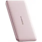 Baseus Powerbank PicoGo AM41 5000mAh 20W Ultra-Slim kompatybilny z MagSafe z kablem Simple USB-C 60W 30cm - różowy
