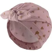 Sterntaler Knotenmütze Herzen in rosa | Gr.: 51 cm
