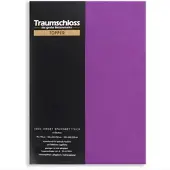 Traumschloss Topper Edel-Jersey Spannbettlaken in violett | Gr.: 180x200 cm - 200x220 cm