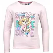 Paw Patrol Langarmshirt mit Glitzer Skye in Rosa | Gr.: 116