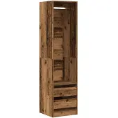 vidaXL Kleiderschrank Altholz-Optik 50x50x200 cm Holzwerkstoff