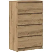 vidaXL Sideboard Artisan-Eiche 60x35x98,5 cm Holzwerkstoff