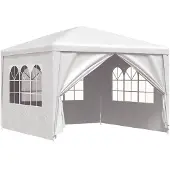 vidaXL Partyzelt 3x3 m Weiß