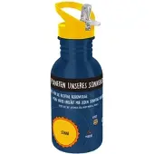 GEDA LABELS Trinkflasche Sonnensystem in Blau - 500ml | Gr.: onesize
