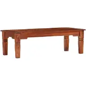 vidaXL Couchtisch 110 x 50 x 35 cm Massivholz Akazie