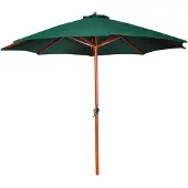 vidaXL Sonnenschirm Grün 258 cm