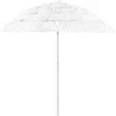vidaXL Sonnenschirm Hawaii Weiß 240 cm