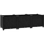 vidaXL Hochbeet 120x40x38 cm Polypropylen