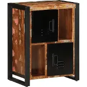 vidaXL Sideboard Mehrfarbig 55x35x70 cm Altholz Massiv