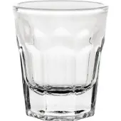 Gastronoble 12 Olympia Orleans halbgetafelte Schnapsgläser 4cl - Glas
