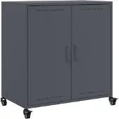 vidaXL Sideboard Anthrazit 68x39x72 cm Stahl