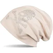 StyleBREAKER Beanie Mütze in Creme-Beige | Gr.: onesize
