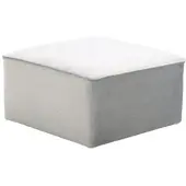 Kayoom Hocker Polsterhocker Presley 325 in silber - grau | Gr.: onesize