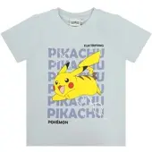 Pokémon T-Shirt mit Pikachu Design in grau | Gr.: 134
