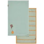 Sterntaler Kinderhandtuch 2er-Pack BÄR Bo in helles grün | Gr.: onesize