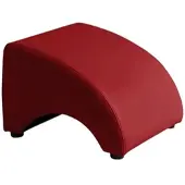 58 aufm Kessel POLSTERHOCKER Kajsa Kunstleder chilli | Gr.: onesize