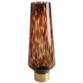 Goebel Vase " Amber Rain " in braun | Gr.: onesize