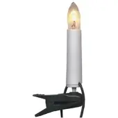 MARELIDA Kerzenlichterkette - Baumkerzen - 25 warmweiße Glühlampen - Ring - E10 Fassung - L: 12m - für Innen