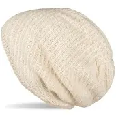 StyleBREAKER Strickmütze "Strick Beanie Mütze mit Thermo-Fleece", Herren, beige, 100% Polyacryl PAN. Futter: 100% Polyester PES., Modisch, Mützen Strickmütze