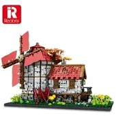 ReoBrix 66014 Windmühle Klemmbaustein Set 2296 Teile | Gr.: onesize