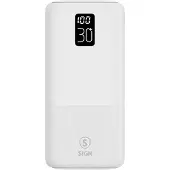 Sign Powerbank 30.000 mAh USB-C und USB-A - Weiß