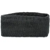StyleBREAKER Häkel Stirnband in Anthrazit | Gr.: onesize