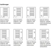 Kermi Geneo quadris-E Bad- und Wohnheizkörper, Glanzsilber Metallic, 814x746x32 mm, links, 600 Watt, WRS weiß