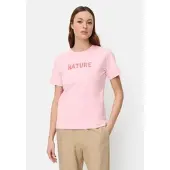 Camel active T-Shirt aus reiner Baumwolle in Pink | Gr.: 4XL