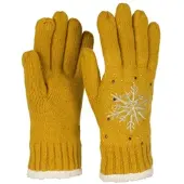 StyleBREAKER Strickhandschuhe in Curry | Gr.: onesize