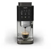 Krups SA403B, Espressomaschine, Kaffeebohnen, Eingebautes Mahlwerk, Schwarz, Edelstahl