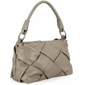 Collezione alessandro Schultertasche Giorgia Elegante Flechttasche mit Trageriemen von