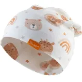 Sterntaler Beanie Tiergesicht in lichtgrau | Gr.: 45 cm