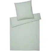 Elegante Halbleinen Bettwäsche Breezee pistazie Kissenbezug einzeln 40x40 cm - grün