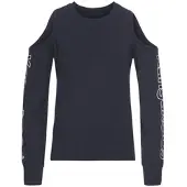 Kangaroos Langarmshirt "Shirt cut-out" mit modischen Cut-Outs an den Schultern