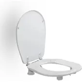 Pressalit Ergosit WC-Sitz R20000 mit Deckel, erhöht 50mm, weiß