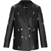 Faina Jacke Frauen Schwarz