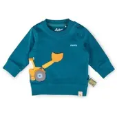 Sigikid Langarmshirt Blue & Bright in Petrol | Gr.: 80