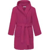 Redbest Frottier Kinder-Bademantel mit Kapuze Chicago in fuchsia | Gr.: 146/152