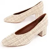 Montevita Beigefarbener Schuh mit Absatz von Nussia