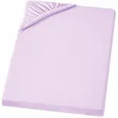 Carpe Sonno Edel-Jersey Spannbettlaken in Flieder | Gr.: 90x200 cm - 100x200 cm