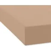 TRAUMSCHLAF Spannbettlaken Feinbiber Spannbettlaken in taupe | Gr.: 200 x 220 cm