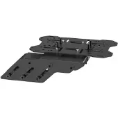 Oplite OP-GTR-FSHW, Radplatte für Flug-/Rennsimulator, Weiß, Stahl, Full Force KIT, GTR S3 / S3 Elite, Logitech / Saitek X52, X52 Pro, X55, X56, G..., 205 mm, 300 mm