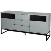 Home24 Sideboard KOONO 160 cm in Blaugrau | Gr.: onesize