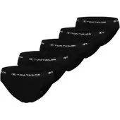 Tom Tailor Slip 5Er Pack Nürnberg in schwarz-dunkel-uni | Gr.: 5