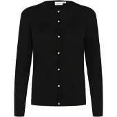 Saint tropez Strickjacke Gerade Passform black