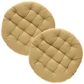Redbest Stuhlkissen rund 2er-Pack in beige | Gr.: onesize