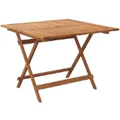 vidaXL Gartentisch Klappbar 90x90x75 cm Massivholz Akazie