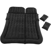 Kkmoon 2-in-1 Multifunktions-Luftmatratze für Reisen, Auto und SUV, Schwarz