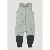Hessnatur Overall in nebelgrau | Gr.: 86/92