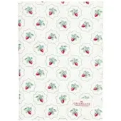 Greengate Geschirrtuch BERRY PETIT Weiß mit Erdbeeren | Gr.: onesize